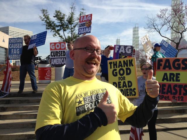 They say "Live your life in such a way that the Westboro Baptist Church will want to picket your funeral." Man.... How cool would that be?