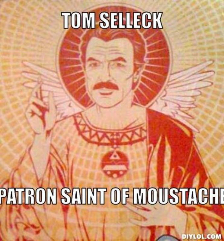 Tom Sellecks Moustache